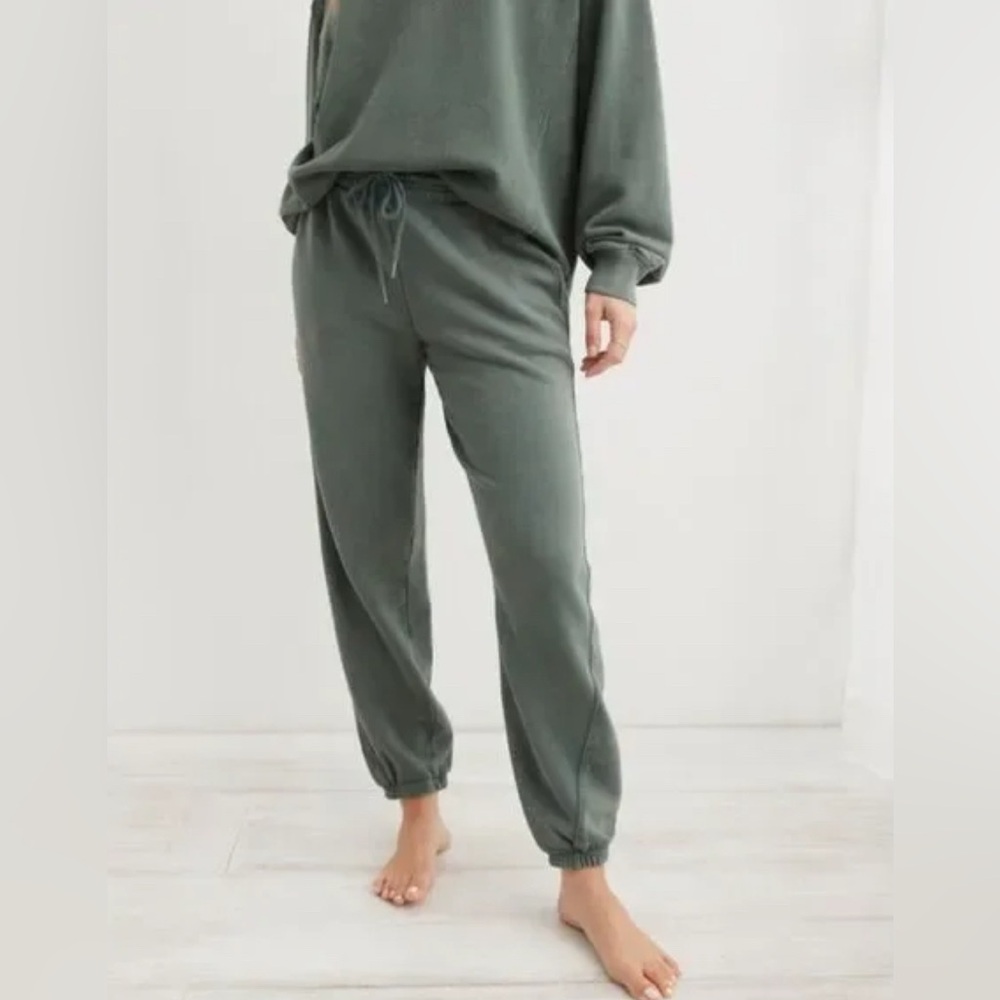Aerie Big Chill Joggers in Royal Palm